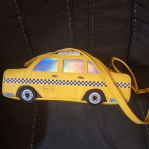 Yellow Taxi Cab Novelty Bag